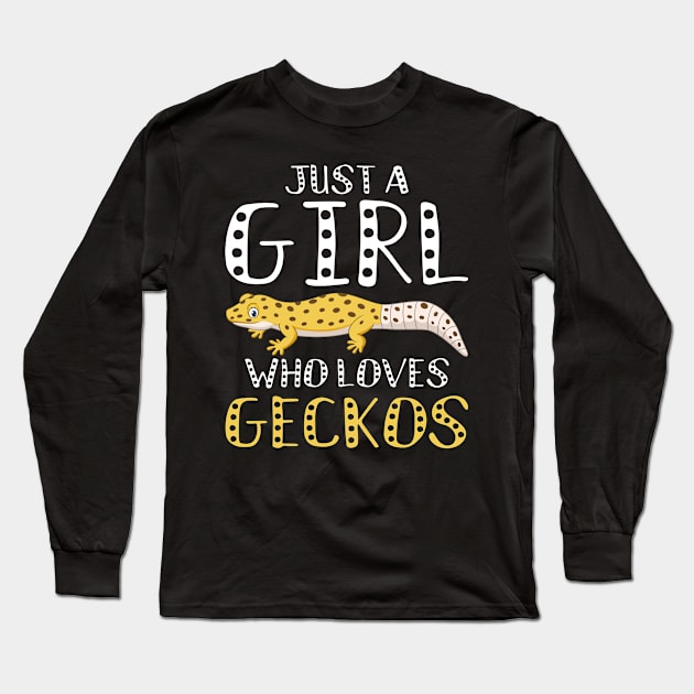 Reptile Girl Gecko Long Sleeve T-Shirt by shirtsyoulike